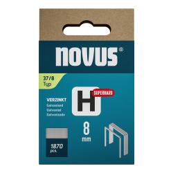 Novus tenk� dr�ten� sponky typ H, 37/8 mm, Super Hard, 1870 ks