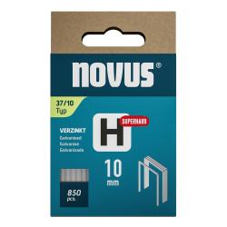Novus tenk� dr�ten� sponky typ H, 37/10 mm, Super Hard, 850 ks
