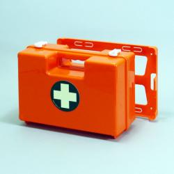 Plastový kufor prvej pomoci, Nástenný s náplňou Kancelária, 335x250x123 mm