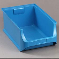 Plastový zásobník s viditeľným obsahom, 500 x 310 x 200 mm, farba modrá, bal. 6 ks