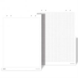 Papierové bloky, formát flipchart 660x990 mm, biele hladké, 10 blokov á 20 listov