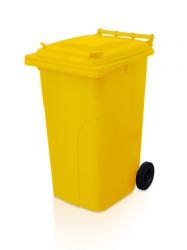 Plastová nádoba na odpad 240 l - žltá
