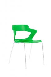 Konferenčná stolička INGRID, farba zelená, nosnosť 120 kg