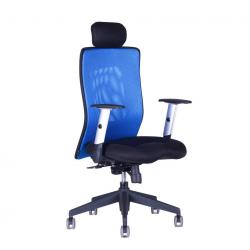 Kancelárska stolička CALYPSO XL, nosnosť 120kg, farba modrá