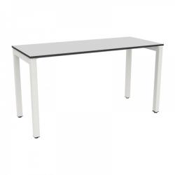 Stôl pre majstra do dielne 1400x800x740 mm, podnožie šedé, doska šedá, hrúbka  dosky 18mm