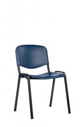 Konferenčná stolička MILENA, farba modrá, nosnosť 120 kg