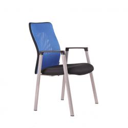 Konferenn stolika s opierkami rk CALYPSO MEETING, nosnos 130 kg, farba modr