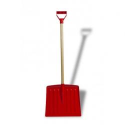 Lopata na sneh s drevenou nsadou 30 cm, erven
