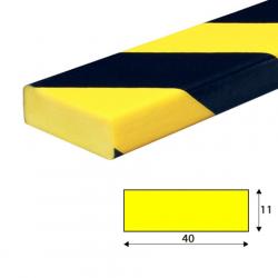 Varovný a ochranný profil 4x1,1x100 cm